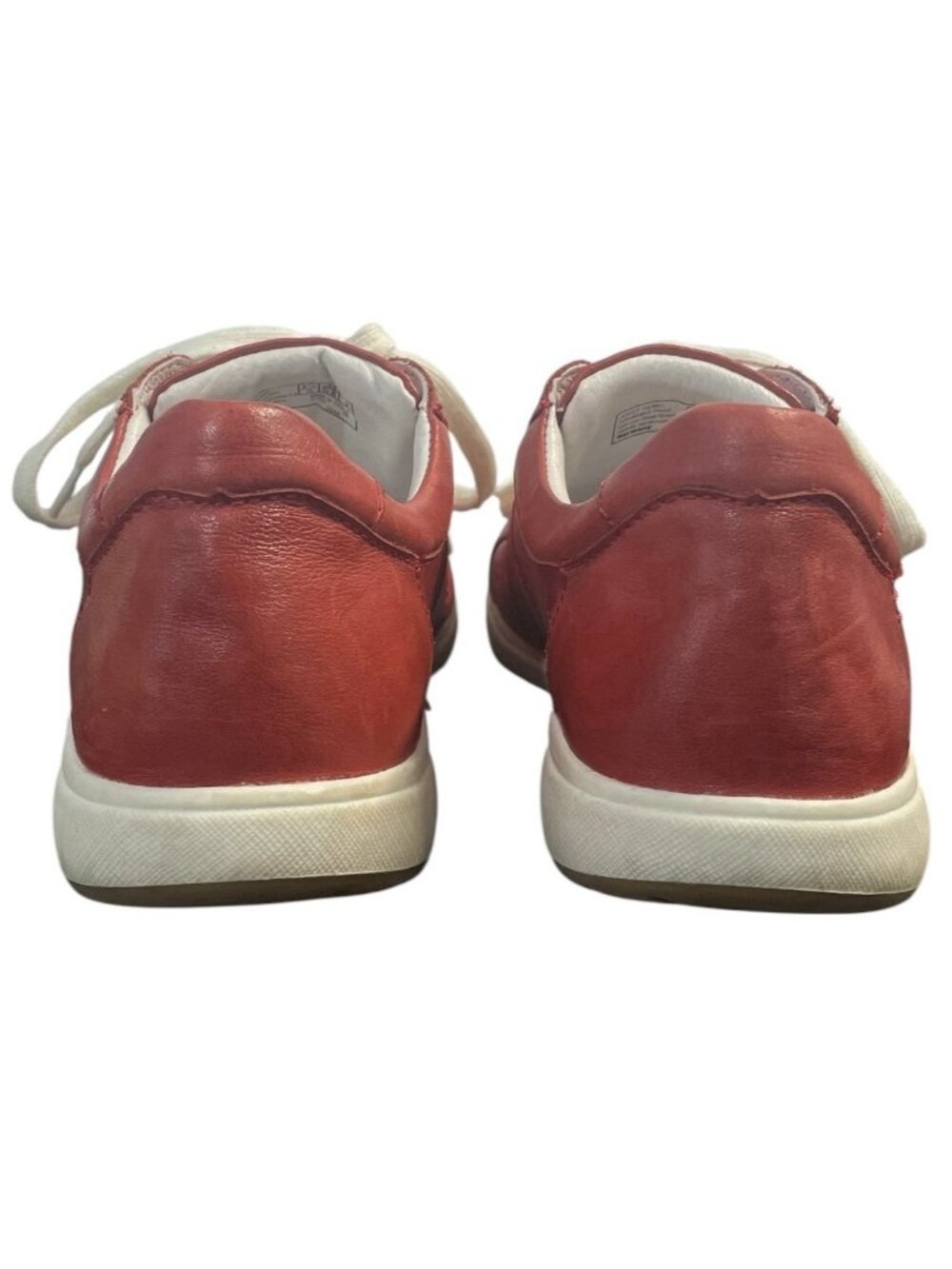 JOSEF SEIBEL Womens Sneaker Size US 7-7.5M, EUR 38 Caren 01 Red Leather Lace Up - Picture 4 of 15